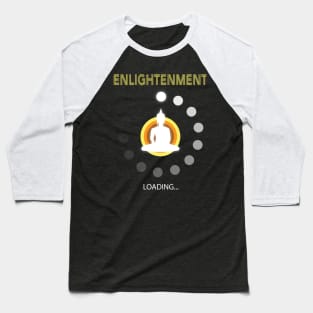 Enlightenment Meditation Yoga Baseball T-Shirt